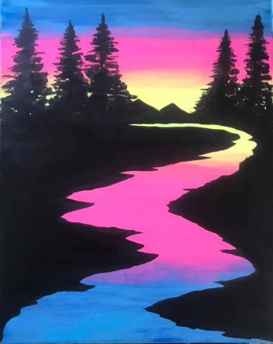 Black Light Landscape