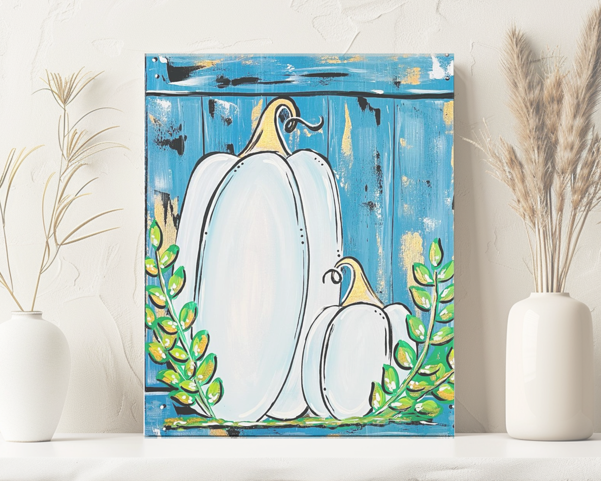 Autumn in Blue Pumpkin*