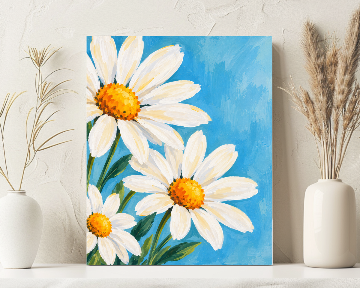 Blue Sky Daisies