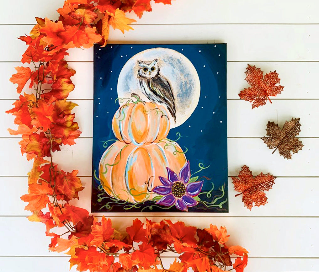 Hootiful Harvest Pumpkin