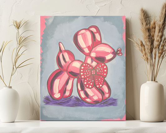 Valentines Dog Balloon